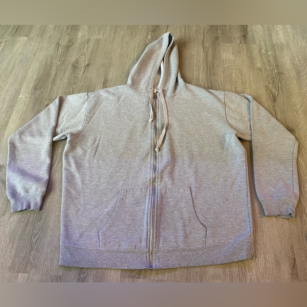 Full Tilt, Light Gray, Zip Up Sweater